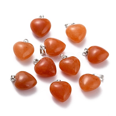 Natural Red Aventurine Pendants G-I311-A30-1