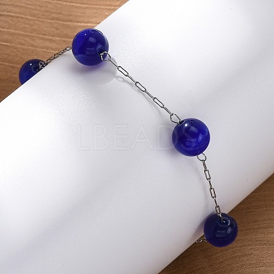 304 Stainless Steel Cable Chain Bracelets BJEW-C094-01P-02-1