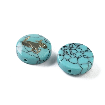 Synthetic Turquoise Beads G-F775-C06-1