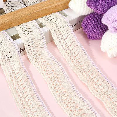 Cotton Lace Fringes Tassel Trimmings OCOR-GF0005-07A-01-1
