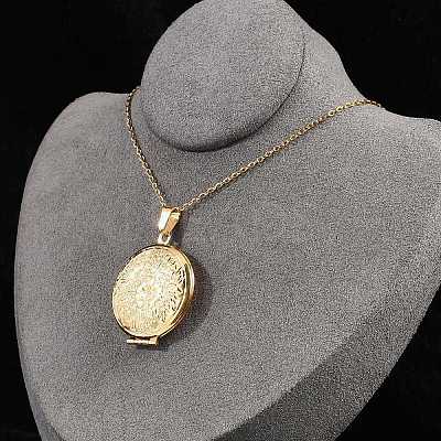201 Stainless Steel Cable Chain Necklaces NJEW-M050-04A-G-1-1
