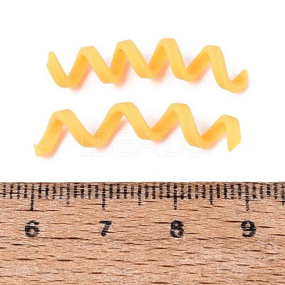 Handmade Polymer Clay Spiral Beads FIND-Q122-01C-1