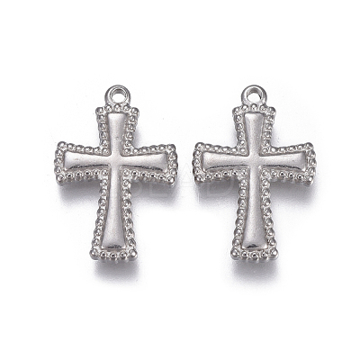 Tarnish Resistant 304 Stainless Steel Pendants STAS-F207-04P-1
