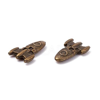 Zinc Alloy Cabochons PALLOY-WH0036-25AB-1