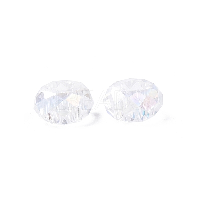 Transparent Glass European Beads GPDL-N005-D14mm-A01-1
