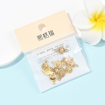 SHEGRACE Brass Snap Clasps XGR0120G-167G-1