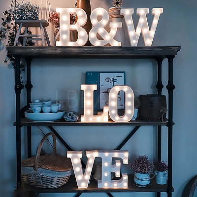 Wooden Letter Ornaments WOOD-GF0001-15-24-1