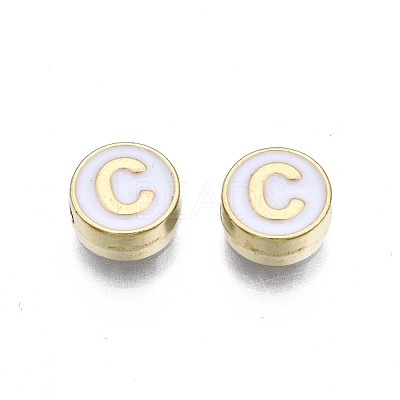 Alloy Enamel Beads ENAM-N052-006-01C-RS-1