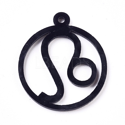 Acrylic Pendants SACR-WH0002-08-1