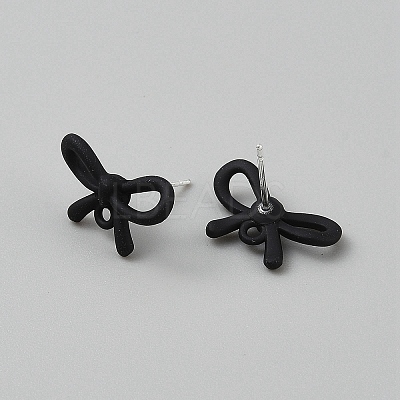 Alloy Stud Earrings Findings LS-EJEW-WH20009-03B-1