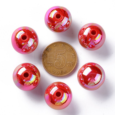 Opaque Acrylic Beads MACR-S370-D16mm-A14-1