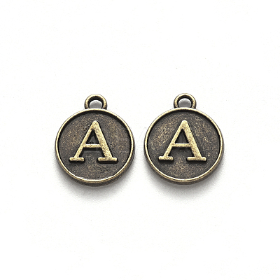 Alloy Pendant Cabochon Settings PALLOY-N156-01A-AB-1