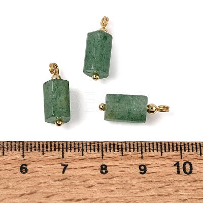 Natural Green Strawberry Quartz Pendants GG-CBACE45-02G-03-1