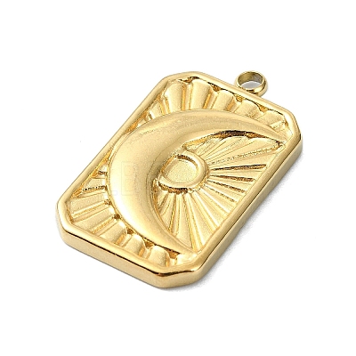 Ion Plating(IP) 304 Stainless Steel Pendants STAS-B058-02G-04-1