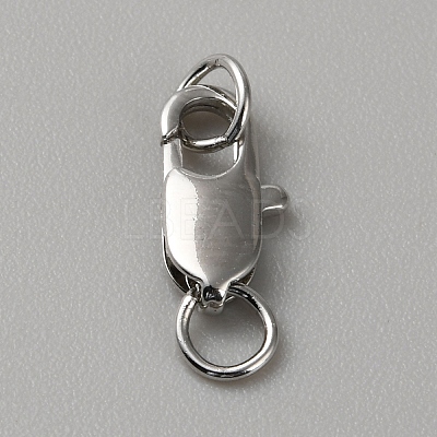 Brass Lobster Claw Clasps FIND-WH0110-859B-P-1