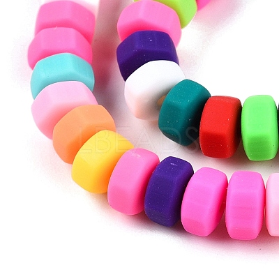 Handmade Polymer Clay Beads Strand CLAY-T021-01-1