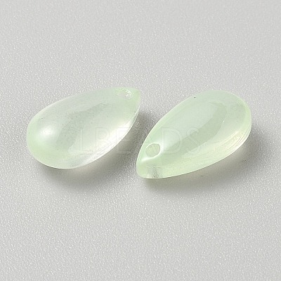 Glass Charms GLAA-WH0039-42D-1