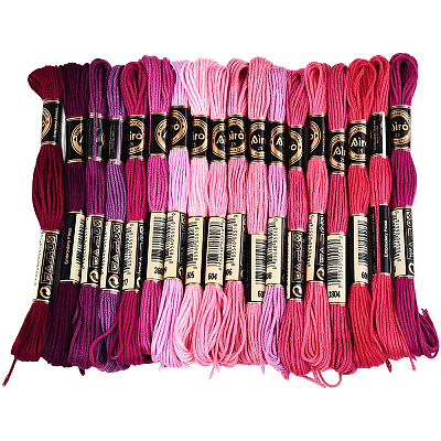 6-Ply Polyester Embroidery Floss OCOR-WH20074-01B-06-1