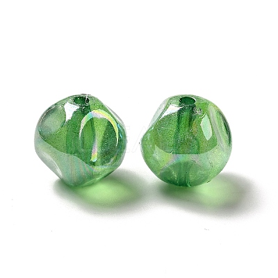 Transparent Acrylic Beads OACR-A013-02-1