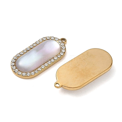 Natural Freshwater Shell Pendants SH-CBA11D7-30A-G-1
