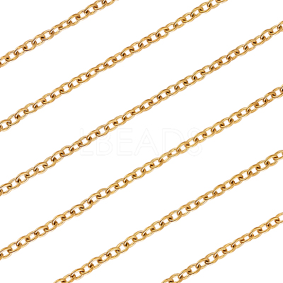 10M PVD Vacuum Plating 316 Stainless Steel Cable Chains CHS-BBC0001-19-1