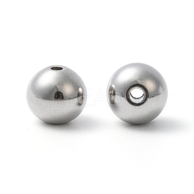 304 Stainless Steel Beads STAS-D052-8mm-P-1