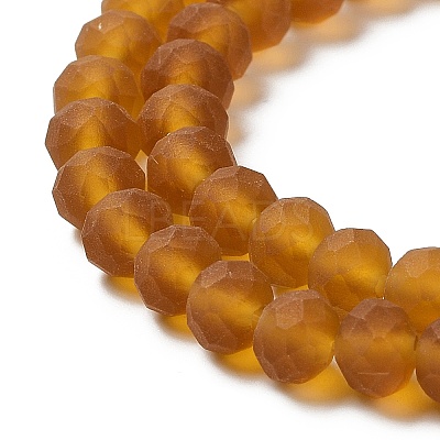 Transparent Glass Beads Strands EGLA-A034-T8mm-MD02-1