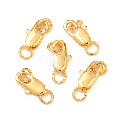 Brass Lobster Claw Clasps KK-KK801-G-1