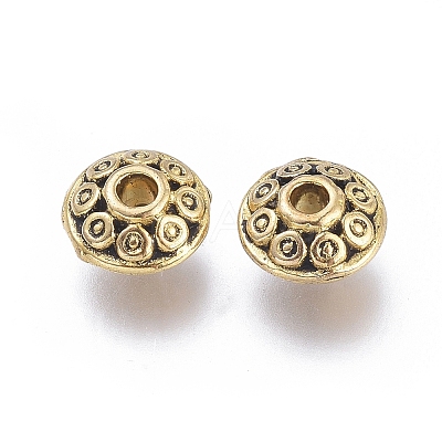Tibetan Style Alloy Spacer Beads X1-GLF0725Y-NF-1