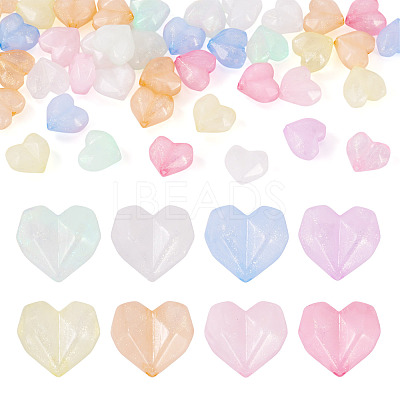 Luminous Transparent Acrylic Beads LACR-TA0001-07A-1