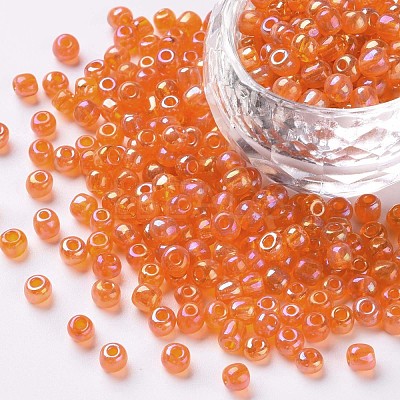 Round Glass Seed Beads SEED-A007-4mm-169B-1