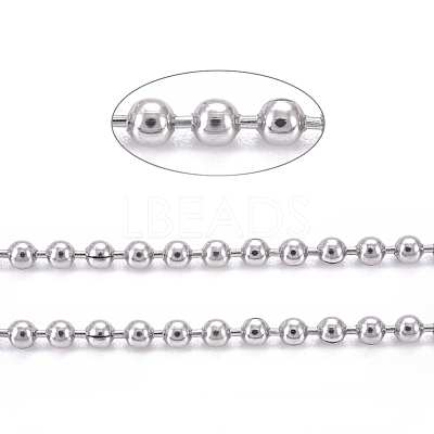 304 Stainless Steel Ball Chains CHS-F009-01B-P-1