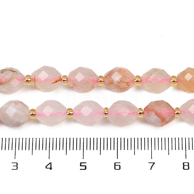 Natural Cherry Blossom Agate Beads Strands G-N342-149D-1
