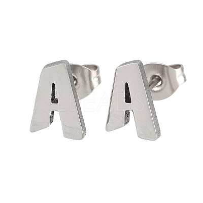 304 Stainless Steel Stud Earrings SA-T001-03P-1