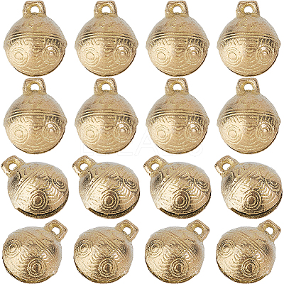 Brass Bell Pendants KKB-FH0001-01B-1