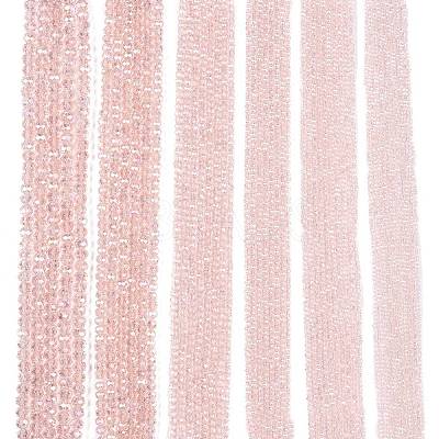 Electroplate Glass Beads Strands EGLA-A044-T4mm-B22-1