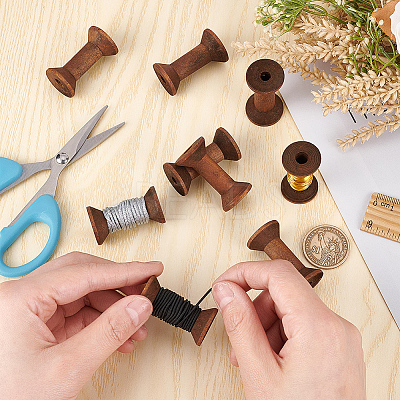 Wooden Empty Spools for Wire TOOL-WH0125-54A-1
