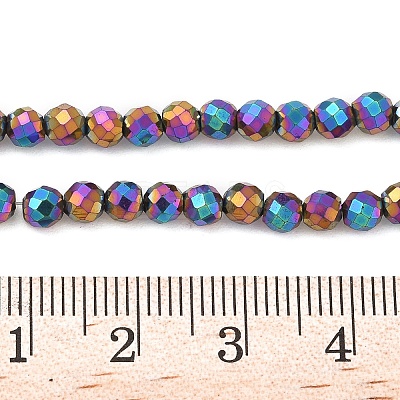 Electroplated Synthetic Non-magnetic Hematite Beads Strands G-A263-B01-01A-1