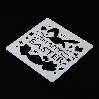 Easter Theme PET Plastic Drawing Painting Stencils Templates DIY-P080-A01-1