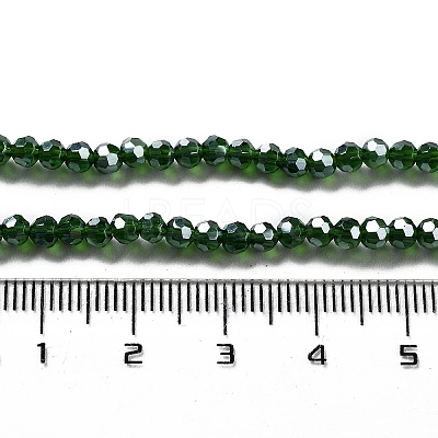 Electroplate Transparent Glass Beads Strands LS-EGLA-A035-T3mm-A10-1