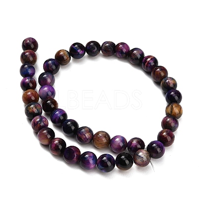 Natural Tiger Eye Beads Strands LS-G-F591-18-10mm-10-1