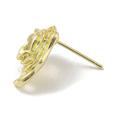 Brass Stud Earring Findings KK-R154-05G-1