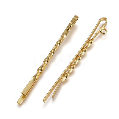 Iron Hair Bobby Pin Findings IFIN-F159-01G-1