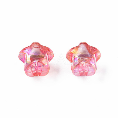 1-Hole Transparent Acrylic Buttons MACR-S373-129-C08-1