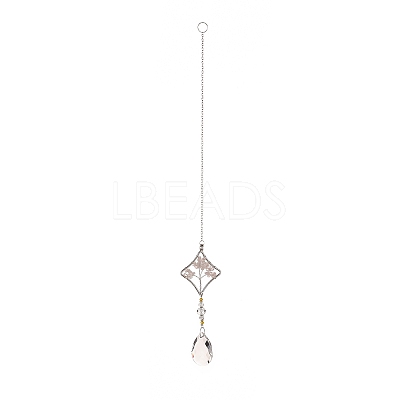 Teardrop Acrylic Beads Big Pendant Decorations LS-HJEW-D029-01P-D-1