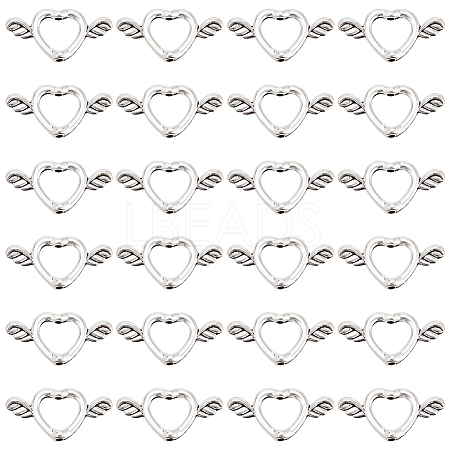 80Pcs Tibetan Style Alloy Bead Frame FIND-SC0011-46-1