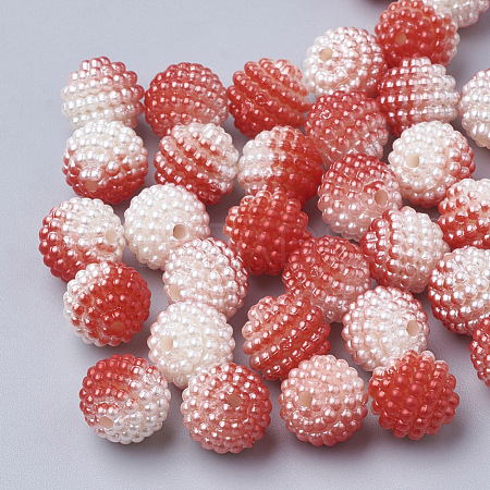 Imitation Pearl Acrylic Beads OACR-T004-12mm-10-1