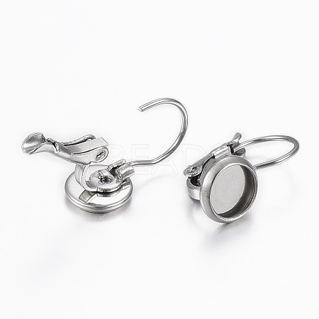 Tarnish Resistant 304 Stainless Steel Leverback Earring Findings LS-STAS-H423-05P-1