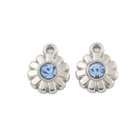 304 Stainless Steel Pendants STAS-L080-003P-04-1