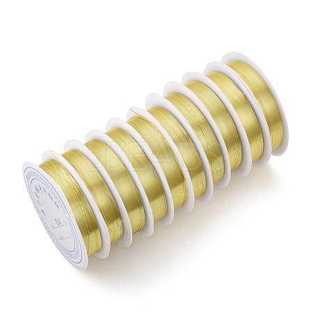 Round Copper Jewelry Wire CWIR-Q006-0.6mm-G-1